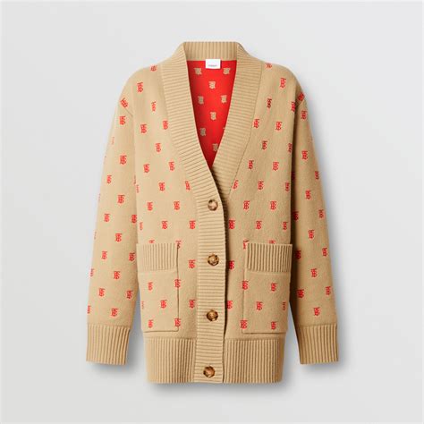 burberry monogram logo cashmere cardigan|Burberry Limited.